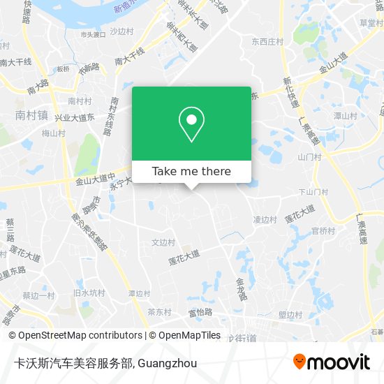 卡沃斯汽车美容服务部 map