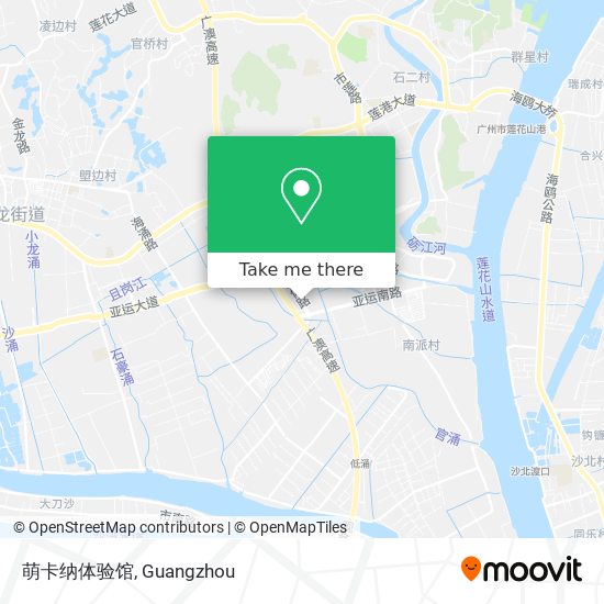 萌卡纳体验馆 map