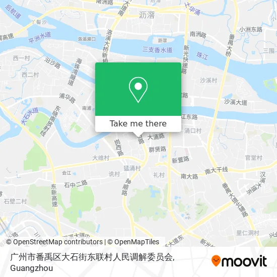 广州市番禹区大石街东联村人民调解委员会 map