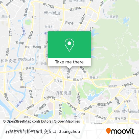 石榴桥路与松柏东街交叉口 map