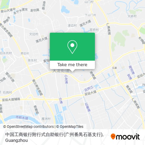中国工商银行附行式自助银行(广州番禺石基支行) map
