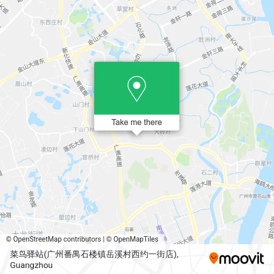 菜鸟驿站(广州番禺石楼镇岳溪村西约一街店) map