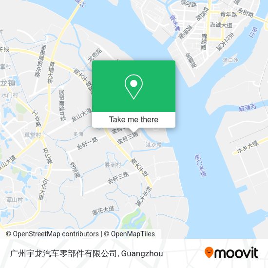 广州宇龙汽车零部件有限公司 map
