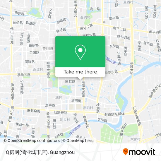 Q房网(鸿业城市店) map