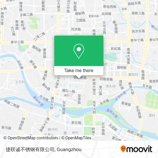 捷联诚不锈钢有限公司 map