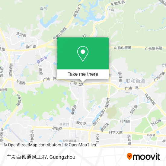 广发白铁通风工程 map