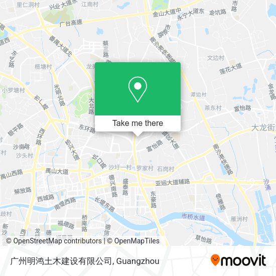 广州明鸿土木建设有限公司 map