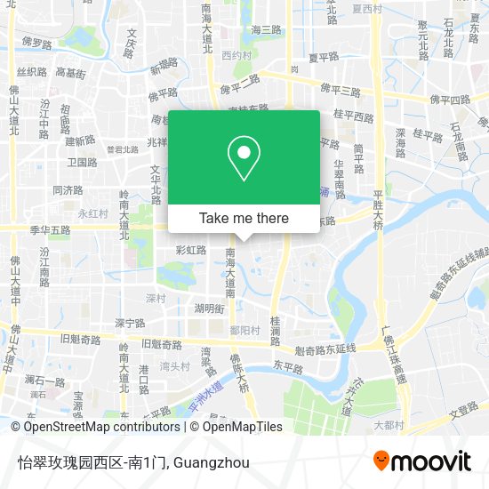 怡翠玫瑰园西区-南1门 map