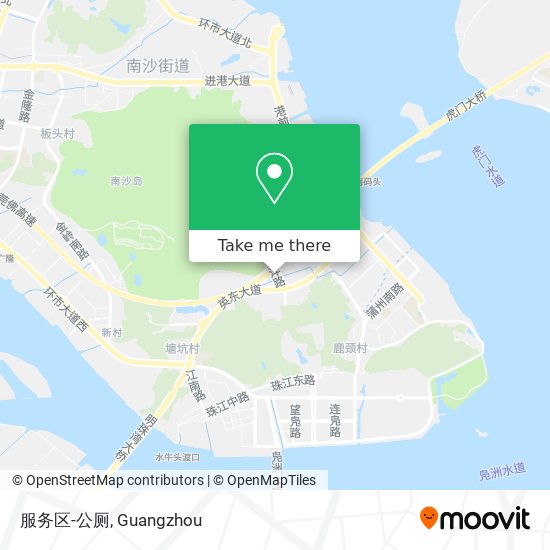 服务区-公厕 map