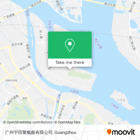 广州宇田聚氨酯有限公司 map