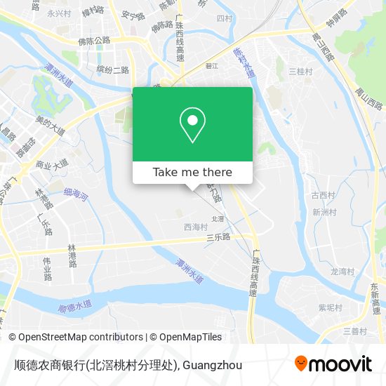 顺德农商银行(北滘桃村分理处) map