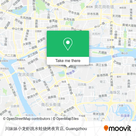 川妹妹小龙虾跳水蛙烧烤夜宵店 map