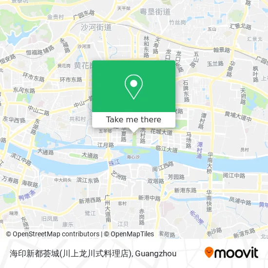 海印新都荟城(川上龙川式料理店) map