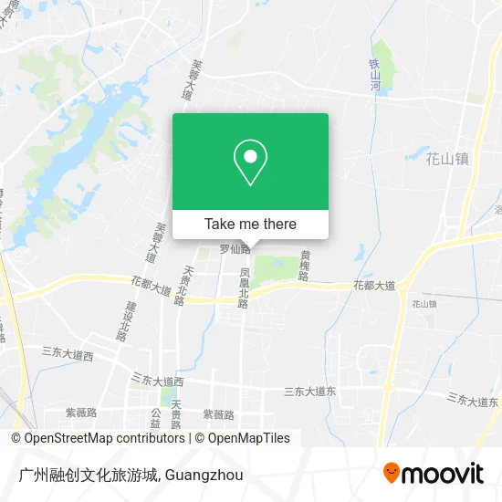 广州融创文化旅游城 map