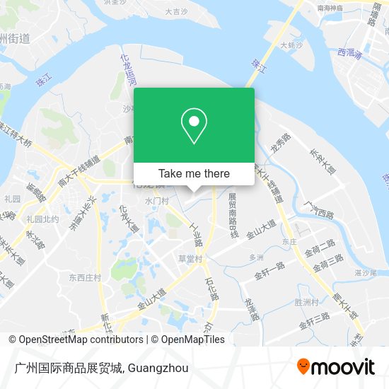 广州国际商品展贸城 map