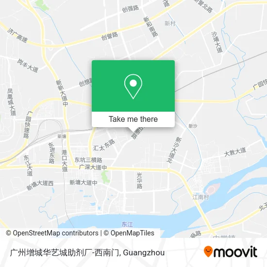 广州增城华艺城助剂厂-西南门 map