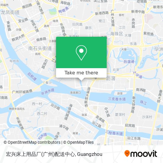 宏兴床上用品厂(广州)配送中心 map