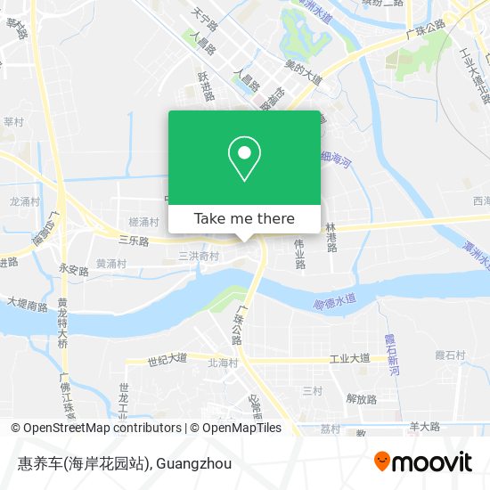 惠养车(海岸花园站) map