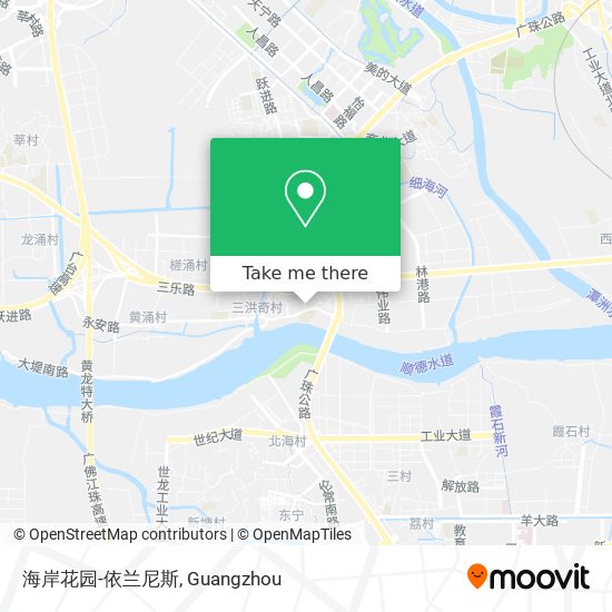 海岸花园-依兰尼斯 map