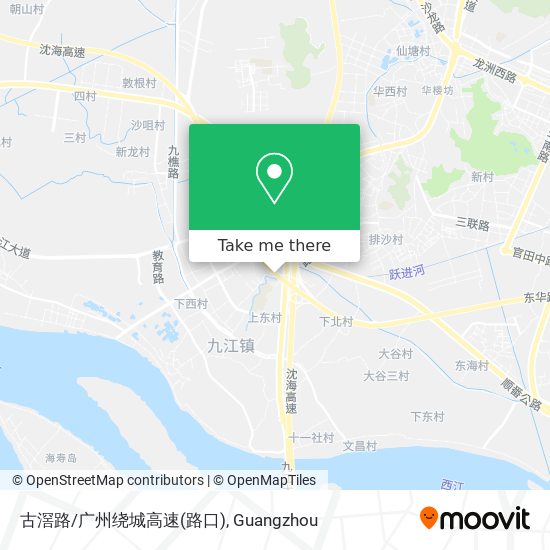 古滘路/广州绕城高速(路口) map