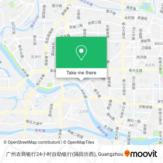 广州农商银行24小时自助银行(隔田坊西) map