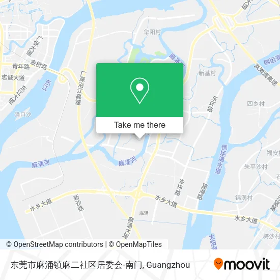 东莞市麻涌镇麻二社区居委会-南门 map