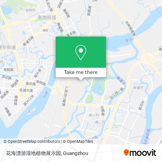 花海漂游湿地植物展示园 map