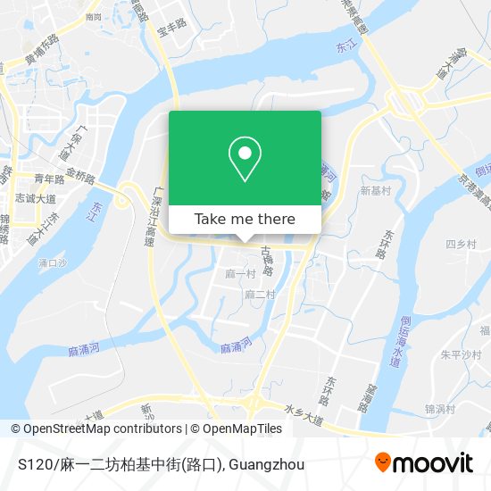 S120/麻一二坊柏基中街(路口) map
