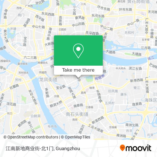 江南新地商业街-北1门 map