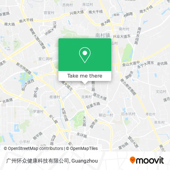 广州怀众健康科技有限公司 map