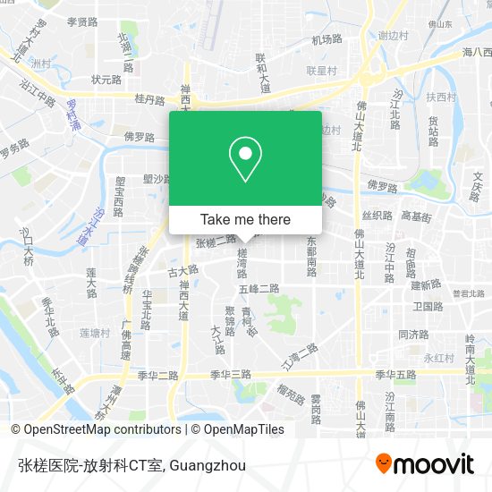 张槎医院-放射科CT室 map