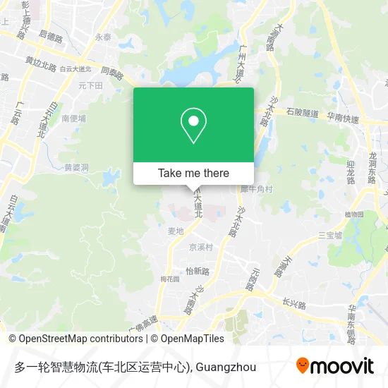 多一轮智慧物流(车北区运营中心) map