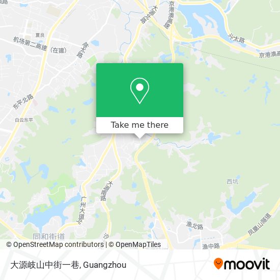 大源岐山中街一巷 map