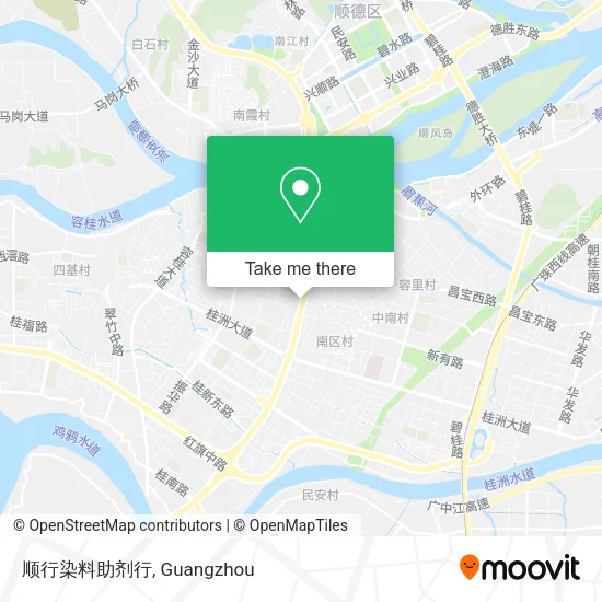 顺行染料助剂行 map