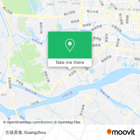 古镇美食 map