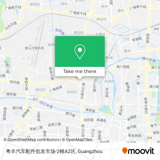 粤丰汽车配件批发市场-2幢A2区 map