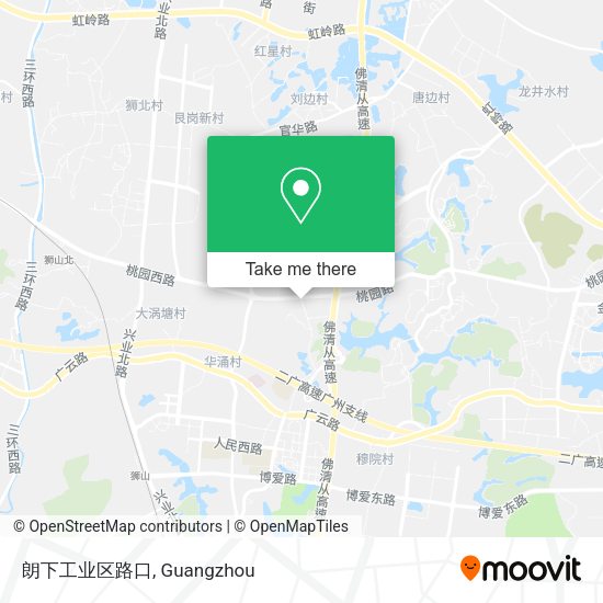 朗下工业区路口 map