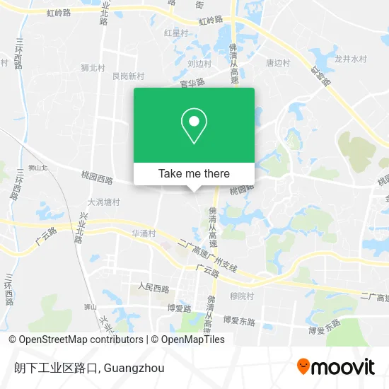 朗下工业区路口 map