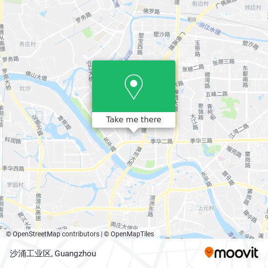 沙涌工业区 map