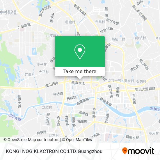 KONGI NOG KLKCTRON CO:LTD map