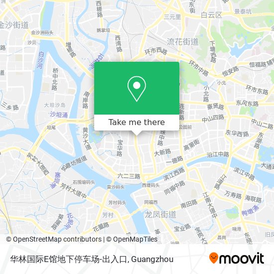 华林国际E馆地下停车场-出入口 map