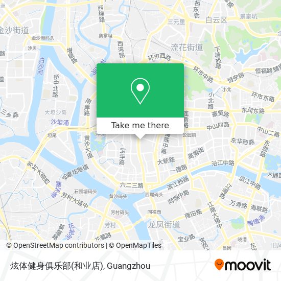 炫体健身俱乐部(和业店) map