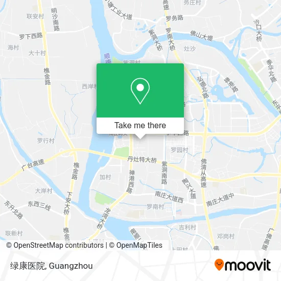 绿康医院 map