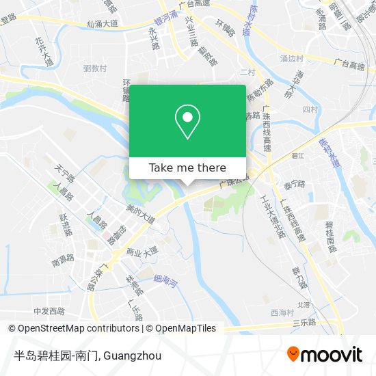 半岛碧桂园-南门 map