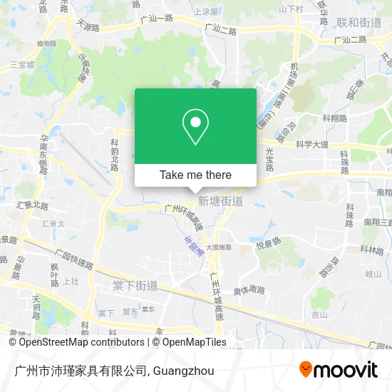 广州市沛瑾家具有限公司 map
