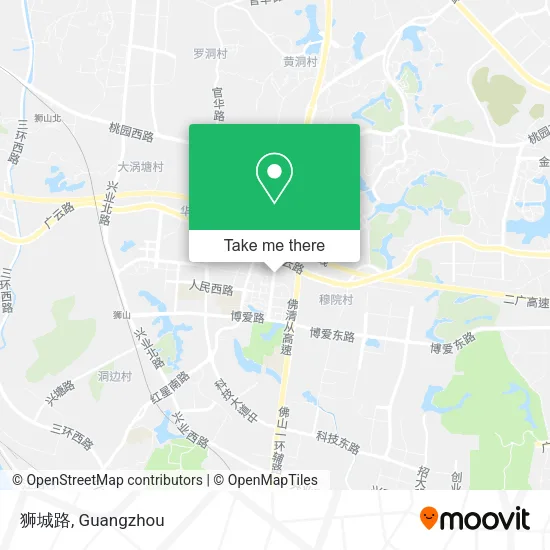 狮城路 map