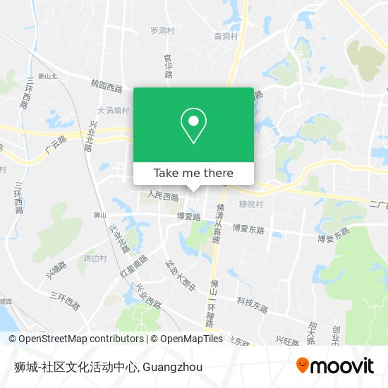 狮城-社区文化活动中心 map
