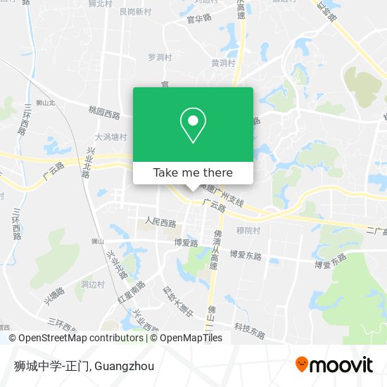 狮城中学-正门 map