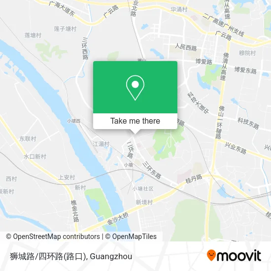 狮城路/四环路(路口) map