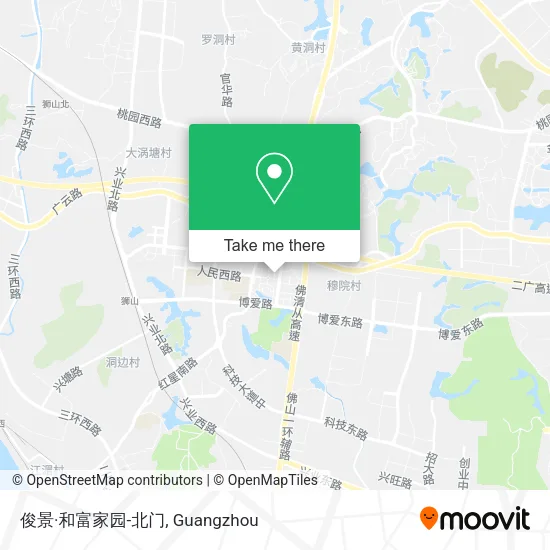 俊景·和富家园-北门 map